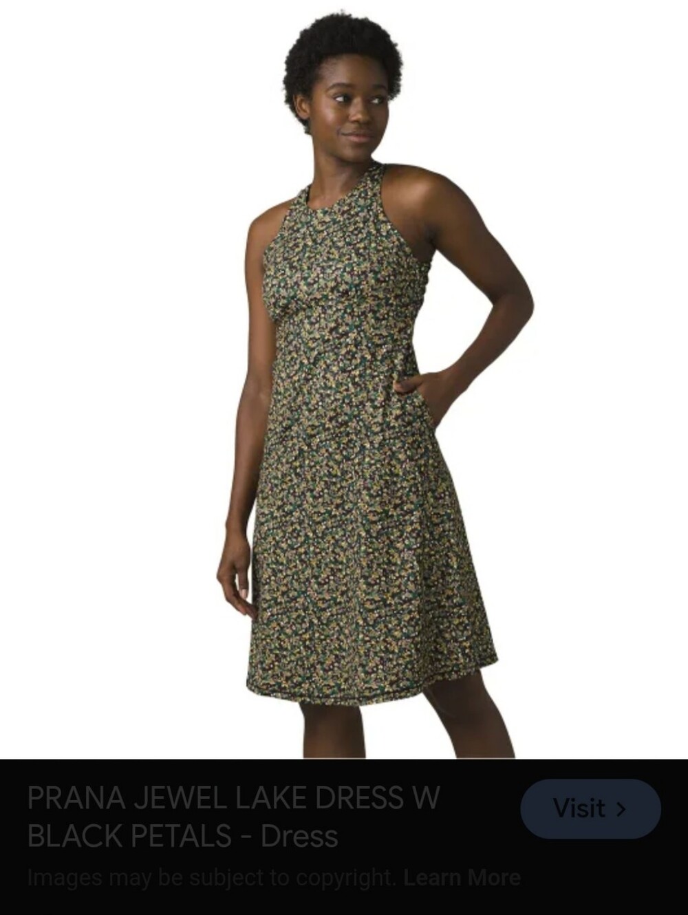 Prana Floral Quinn Athletic Dress